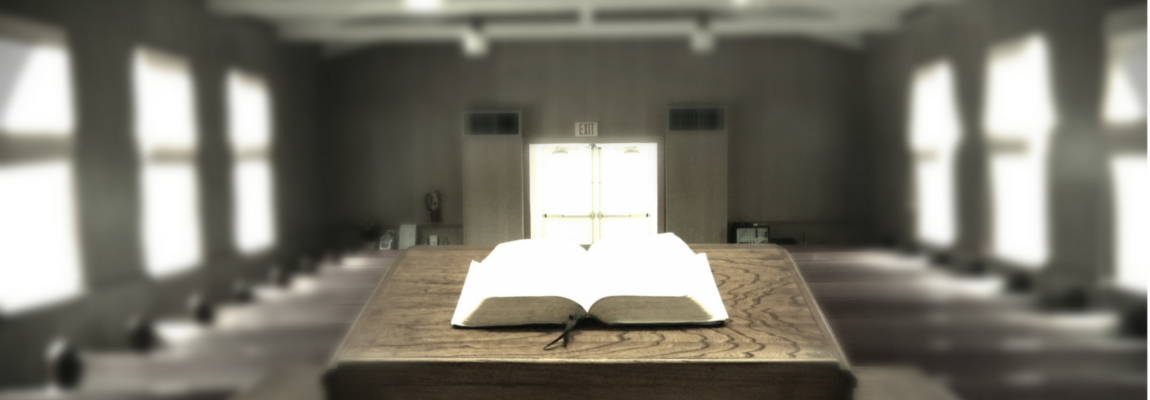 The sanctuary at Solid Rock Baptist Church